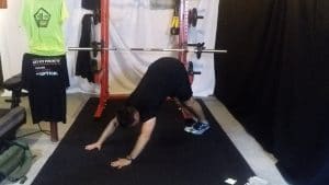 downward dog stretch