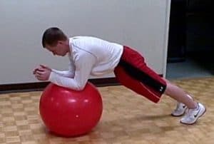 plank-on-ball