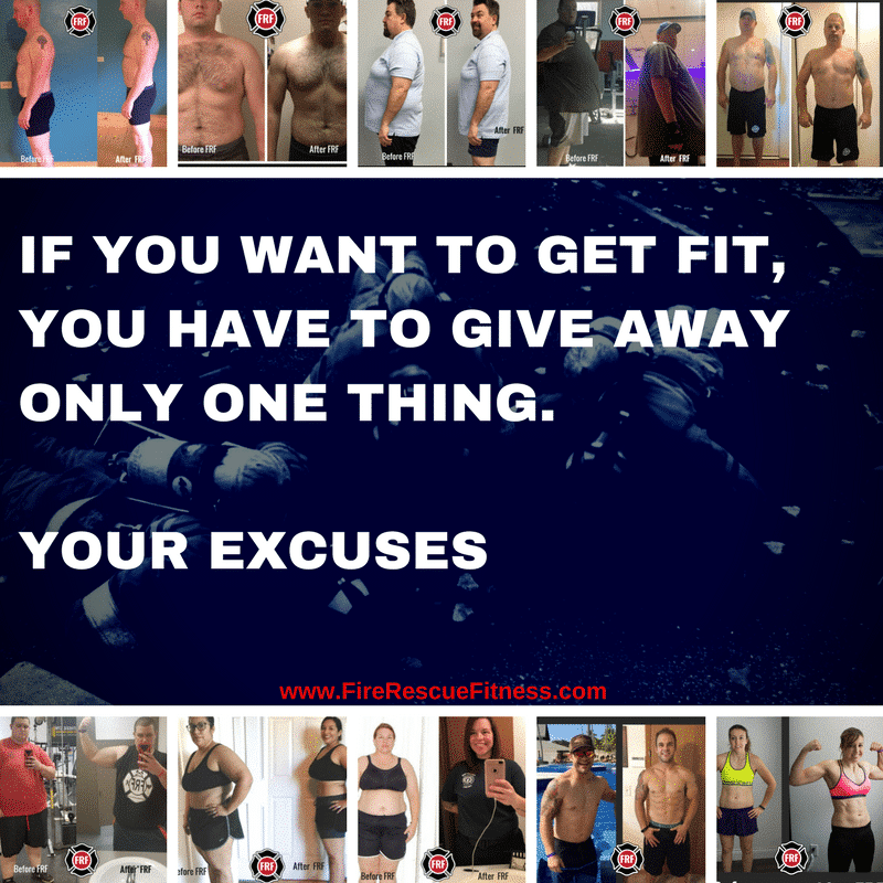 Give away excuses...