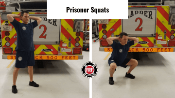 FRF Functional Exercise for Firefighters- Prisoner Squats