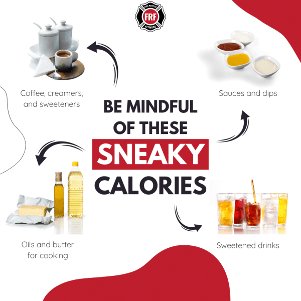 calories can climb if you do not watch them.