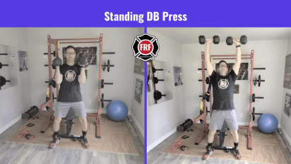 functional upper body exercise for firefighters, emts, medics