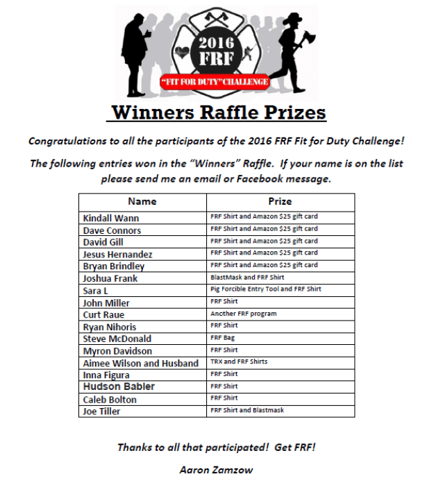 winners raffle