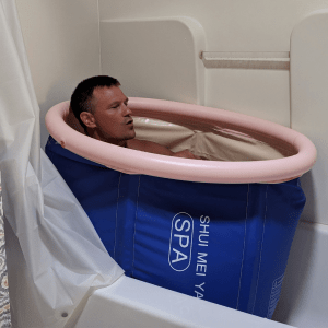 firefighter ice bath after a shift can help with health