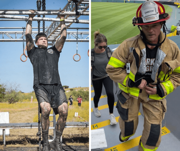 try an event like a spartan race of stairclimb event to motivate firefighter fitness and health.